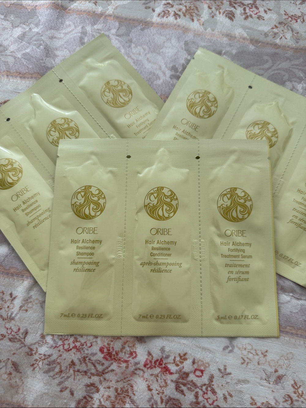 Set of 3x3 ORIBE Hair Alchemy Resilience Shampoo Conditioner Serum